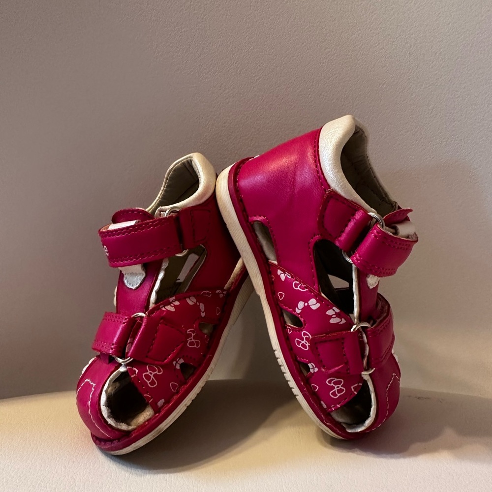 Pink Sandals with Easy Velcro Straps